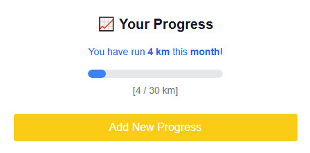Progress tracking preview